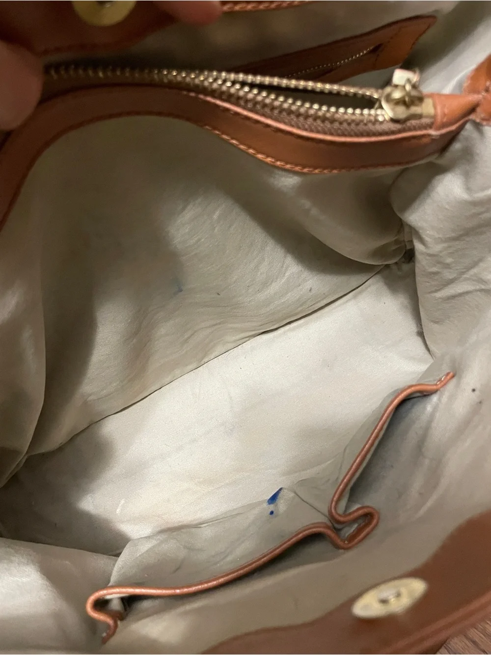 Tory Burch Robinson East West Luggage Saffiano Leather Tote Bag